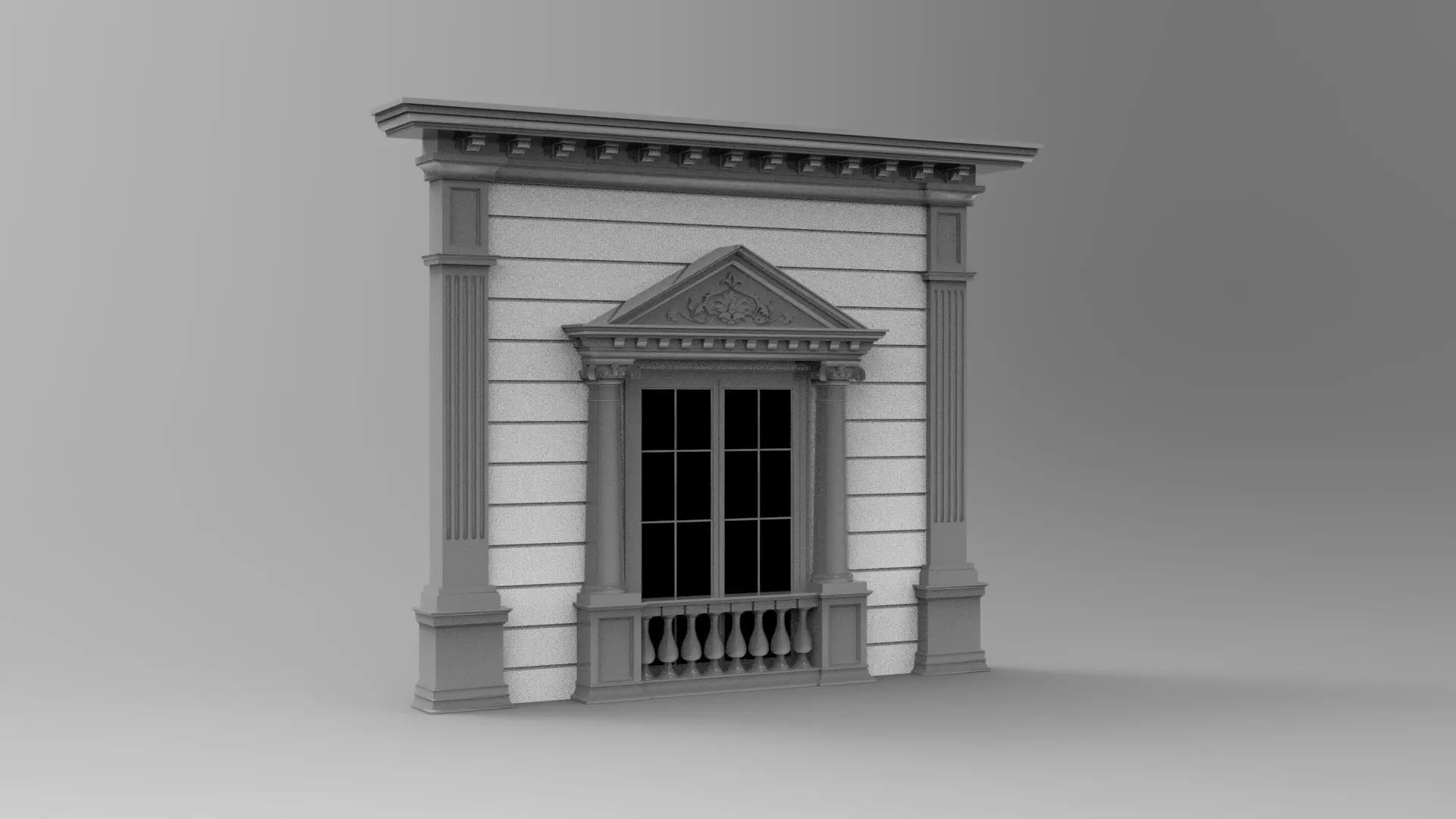 window 3D model_0