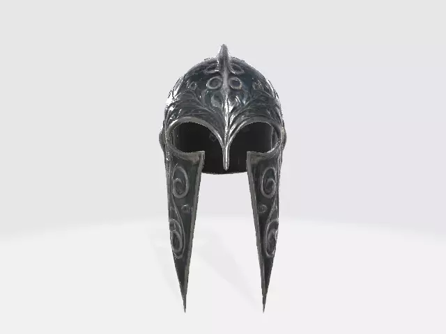 Elven Helmet 3D model_0