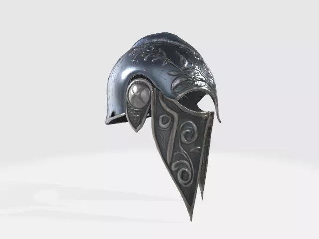 Elven Helmet 3D model_1