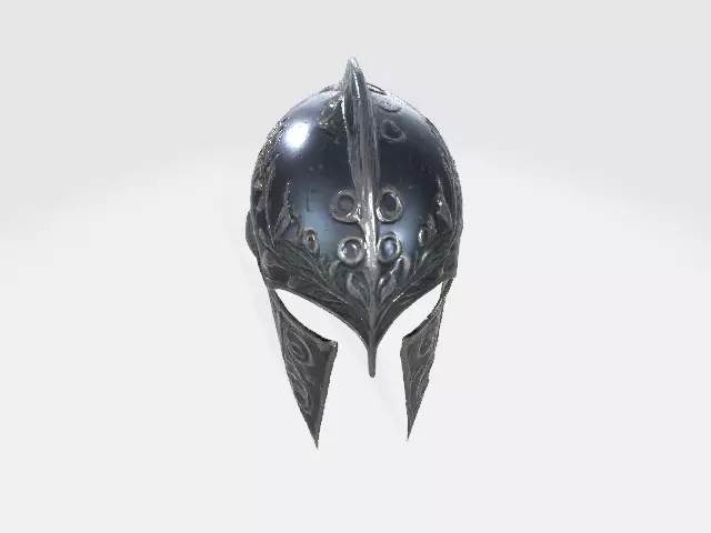 Elven Helmet 3D model_3