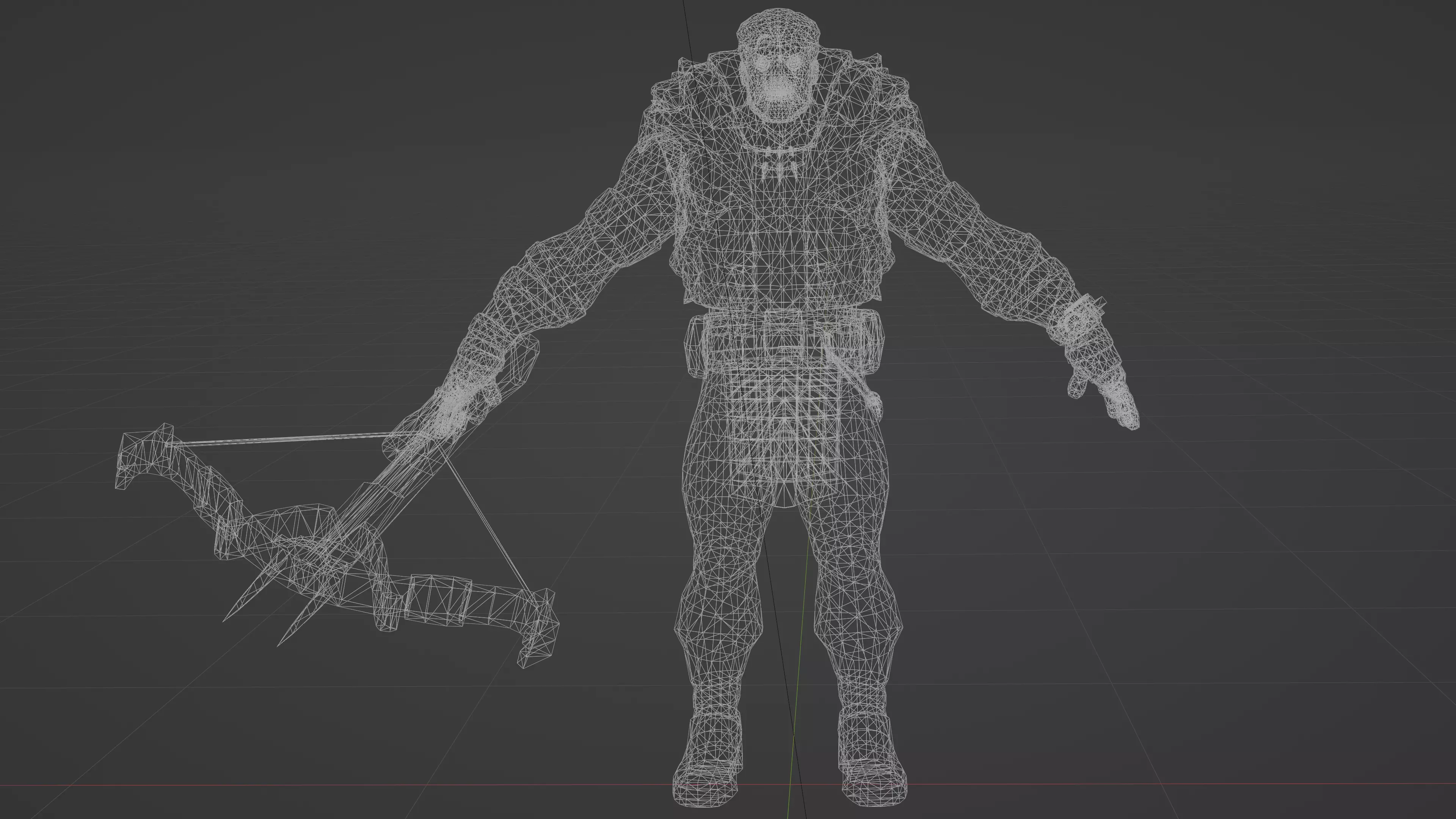 Kraven the Hunter 3D model_6