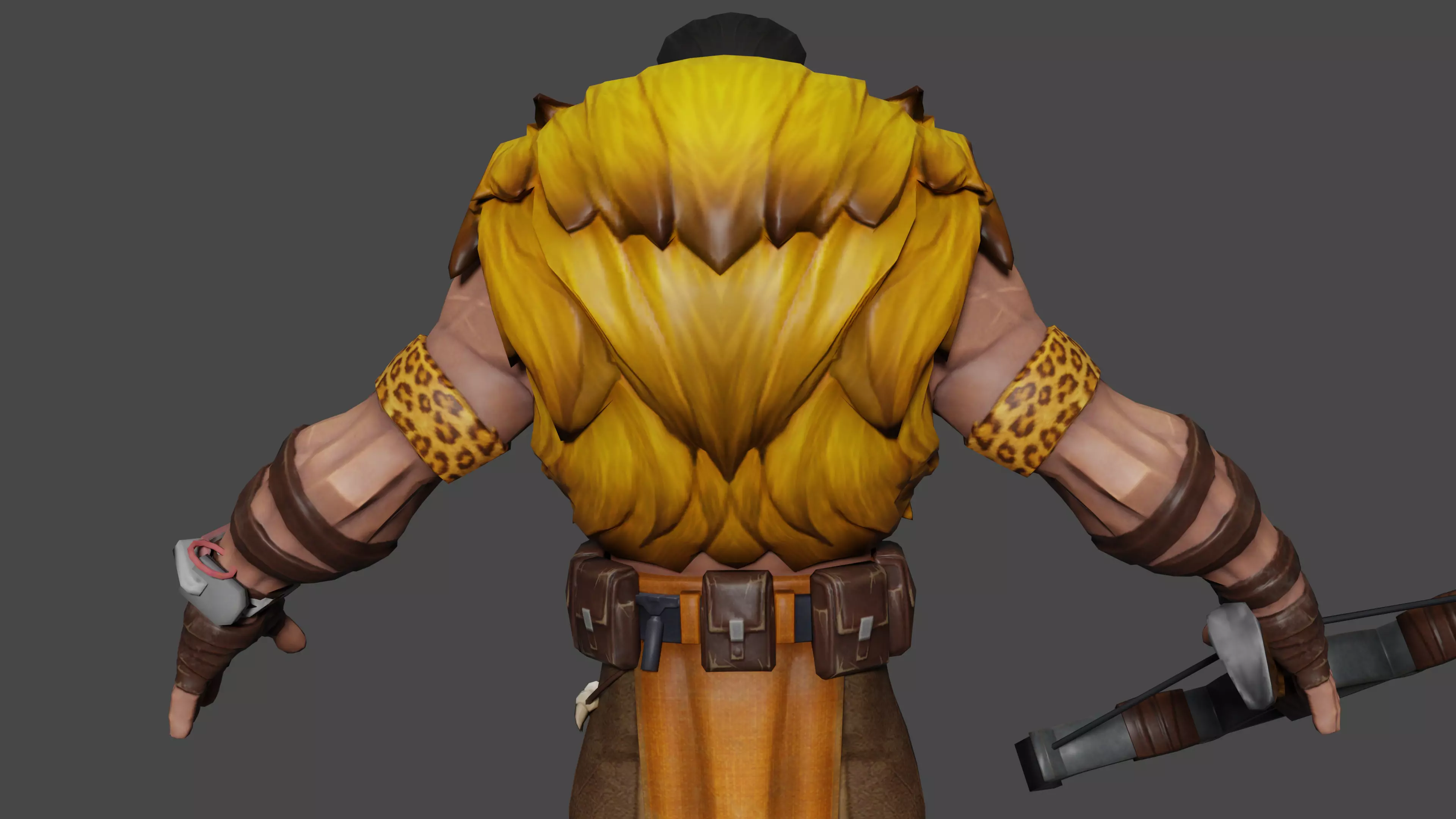 Kraven the Hunter 3D model_4