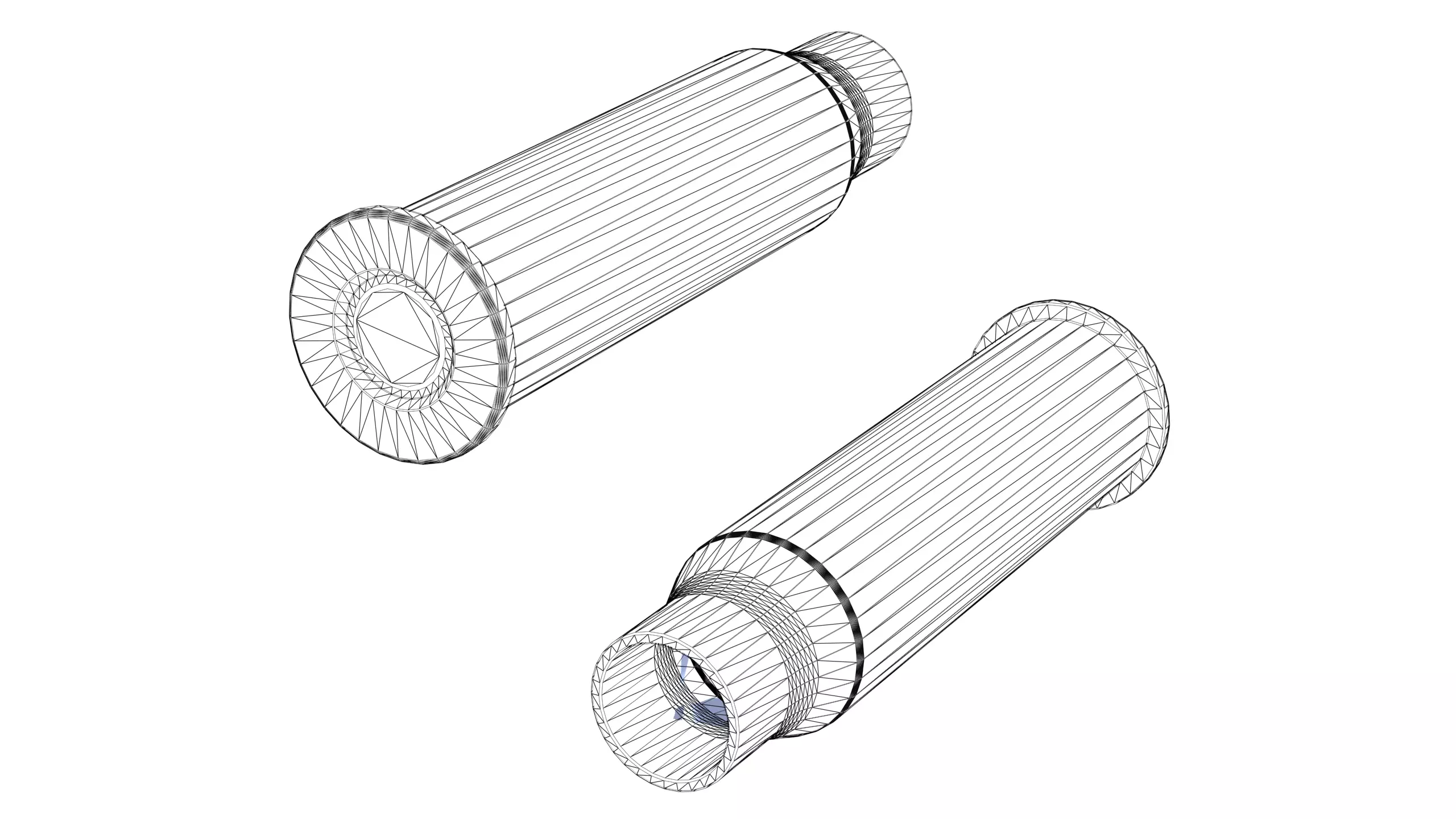 8x50R Mannlicher Cartridge 3D model_7
