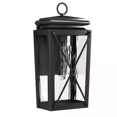 Wakeford  Textured Black Wall Lantern Progress Lighting