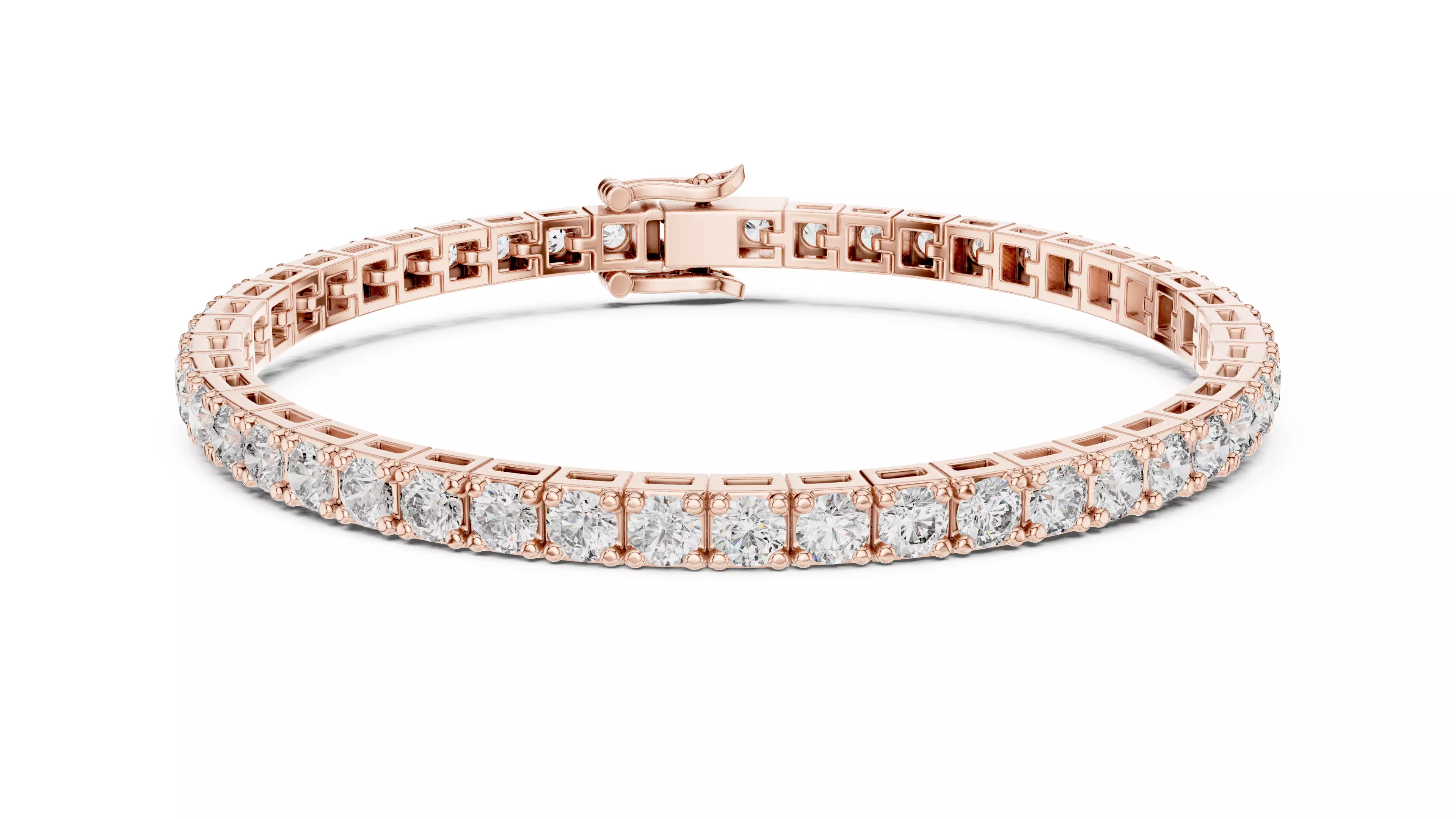 Tennis Bracelet 3dm stl renders Animation video details 3D print model