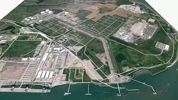 Isle of Grain United Kingdom 3D model