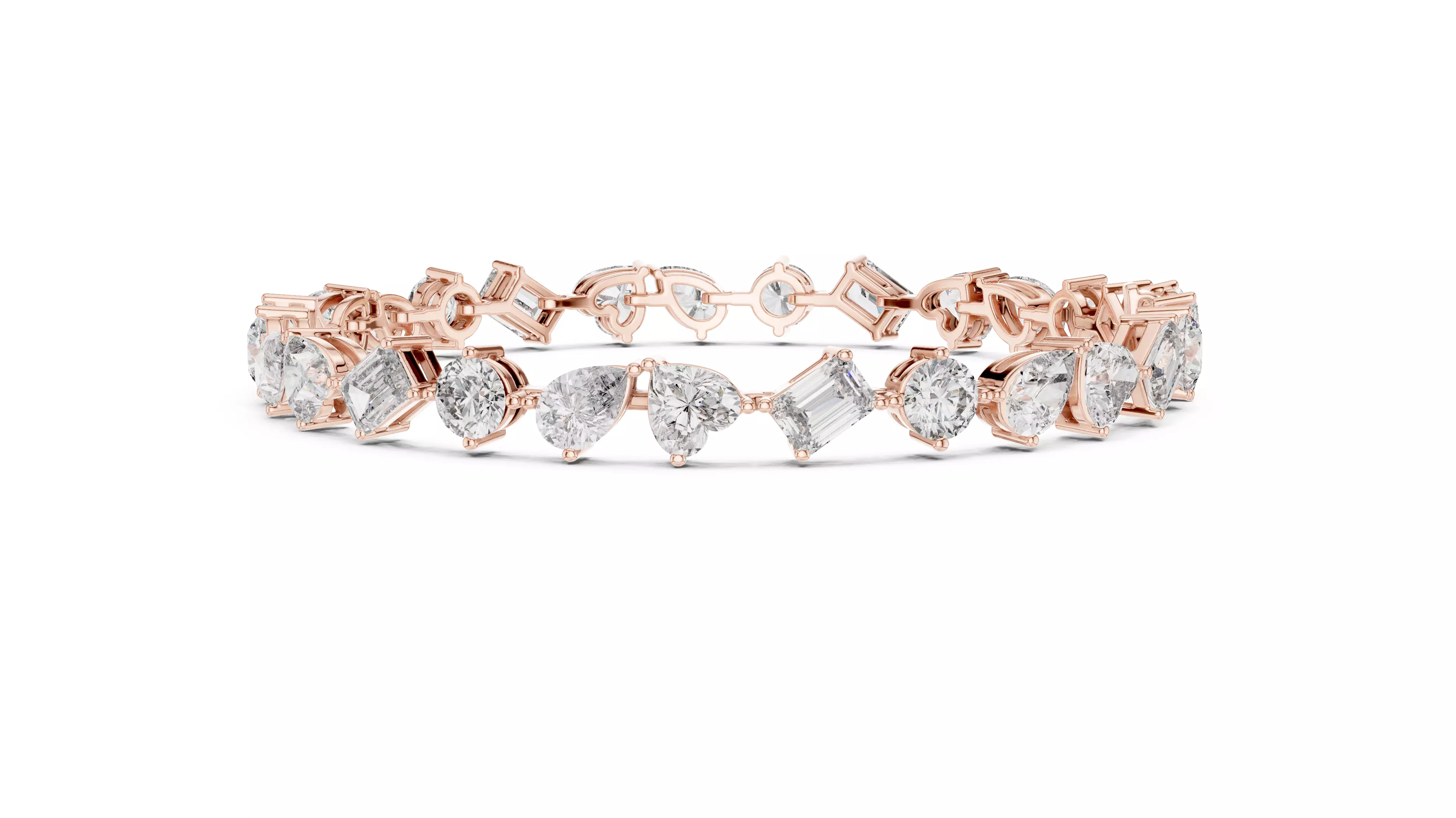 Tennis Bracelet 3dm stl renders Animation video details 3D print model_3