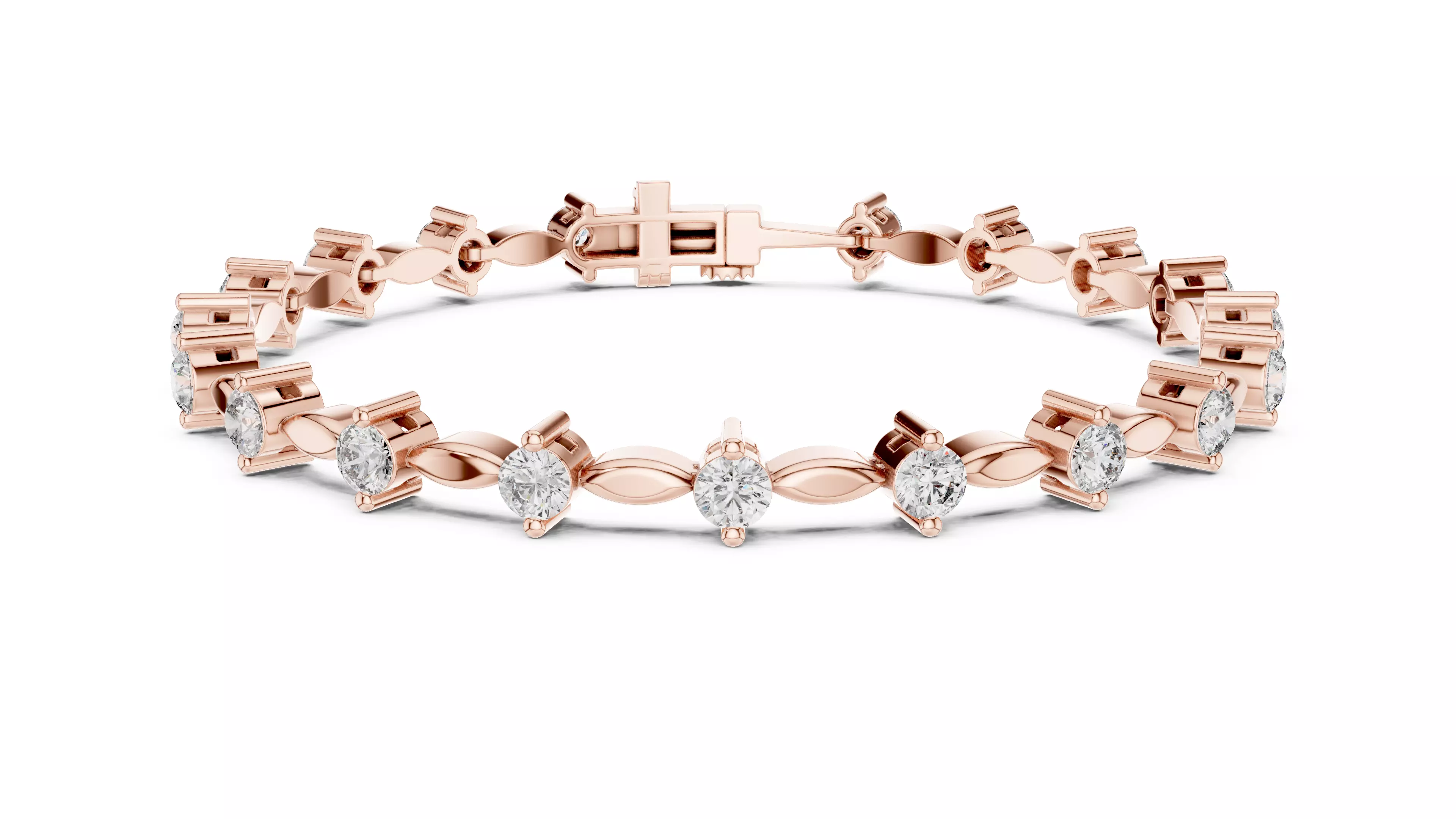 Tennis Bracelet 3dm stl renders Animation video details  3D print model_0