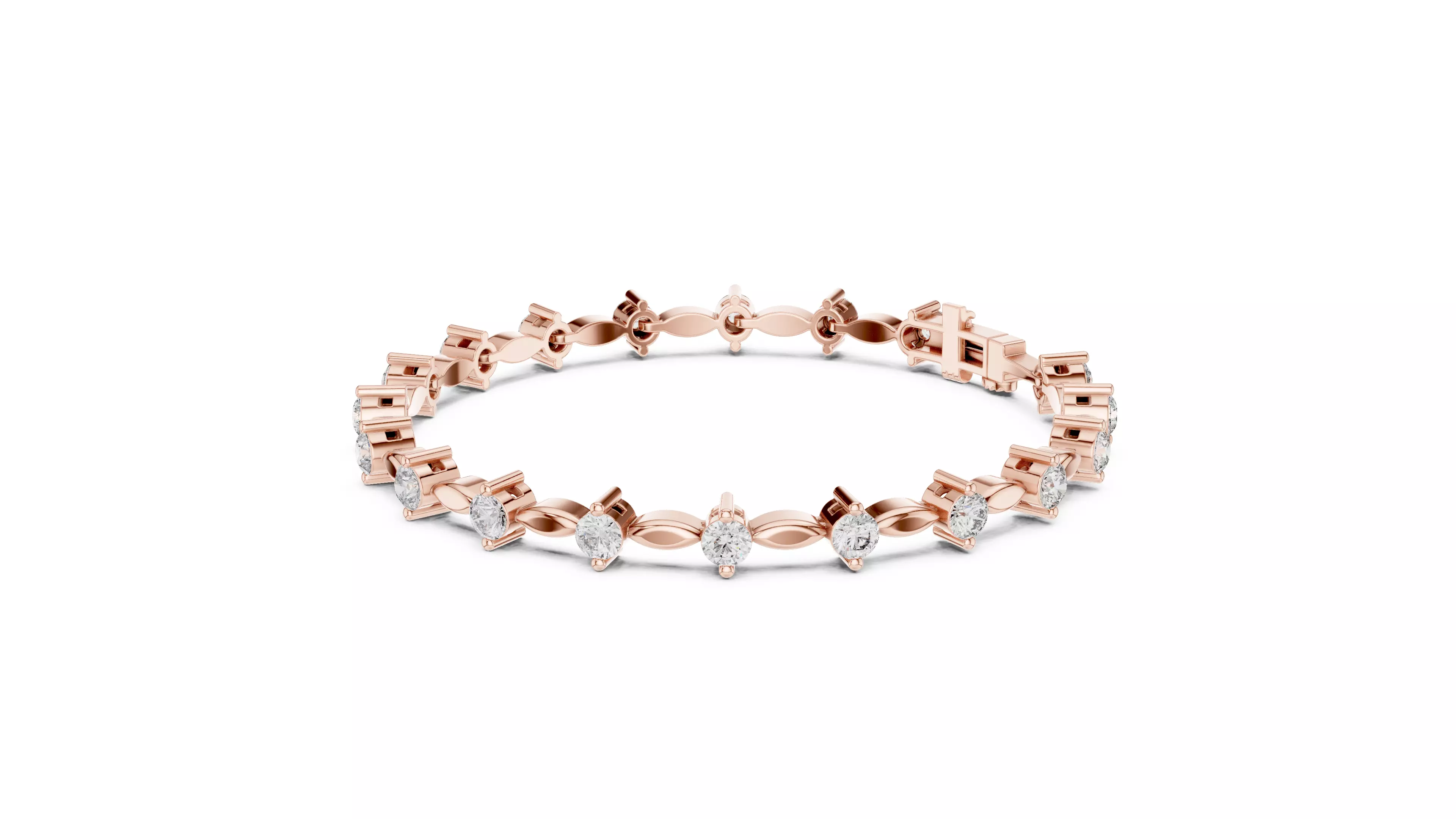 Tennis Bracelet 3dm stl renders Animation video details  3D print model_1