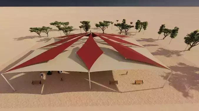 Arabian Style Shed Design in Sketch up 