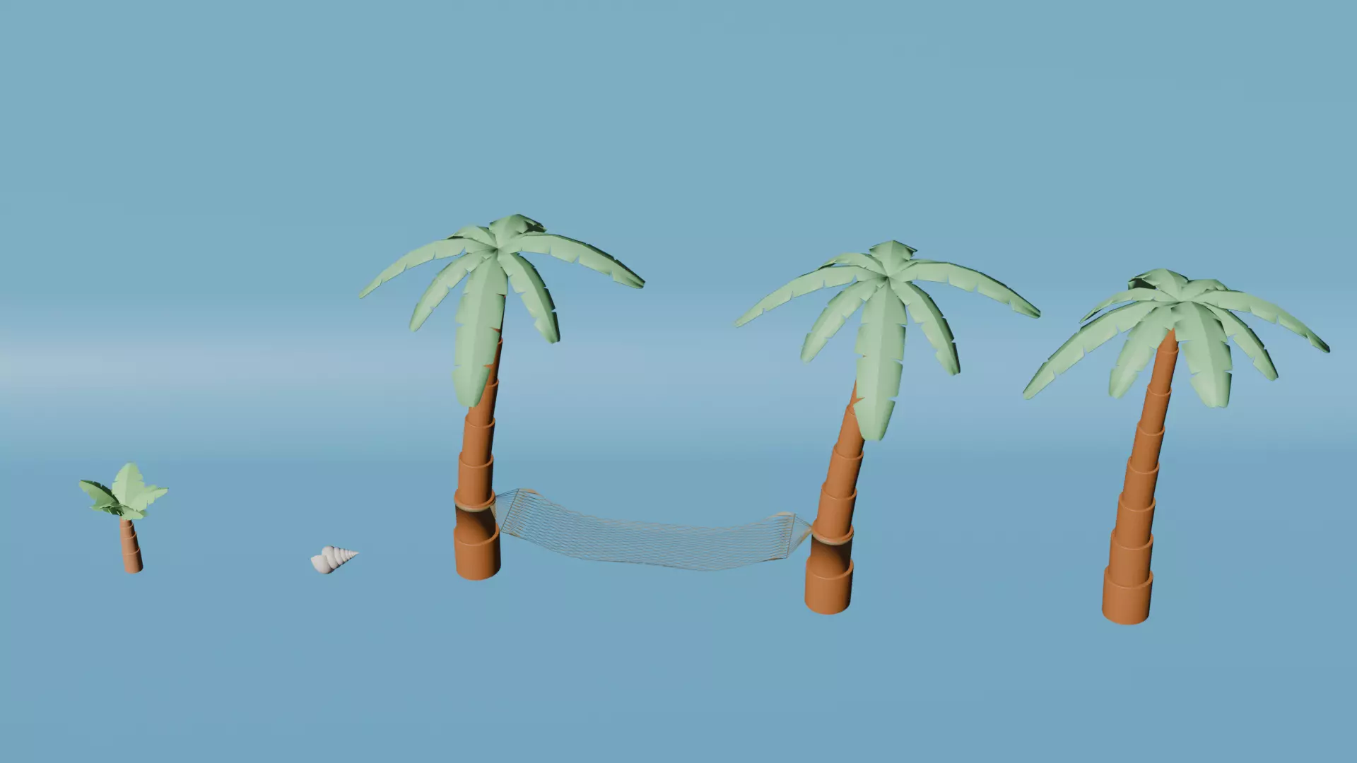 Summer asset pack full colletcion 3D model_11