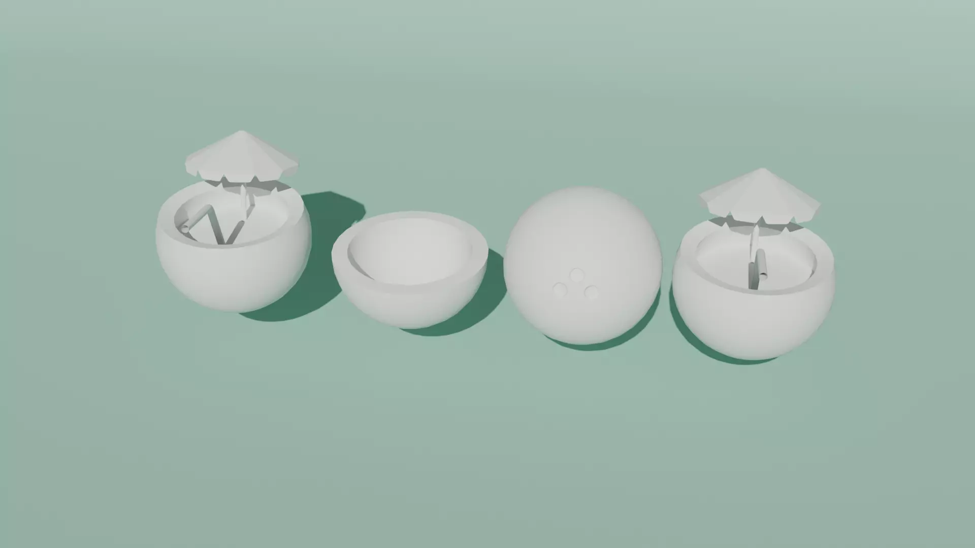 Summer asset pack full colletcion 3D model_21