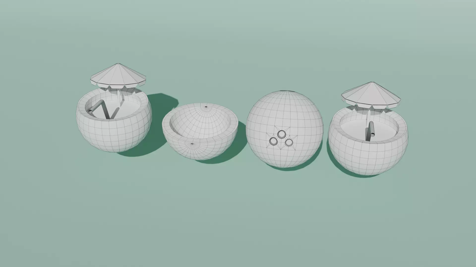 Summer asset pack full colletcion 3D model_22