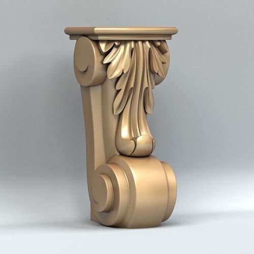 Furniture leg 008 3D model
