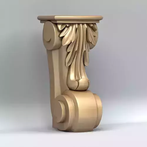 Furniture leg 008 3D model