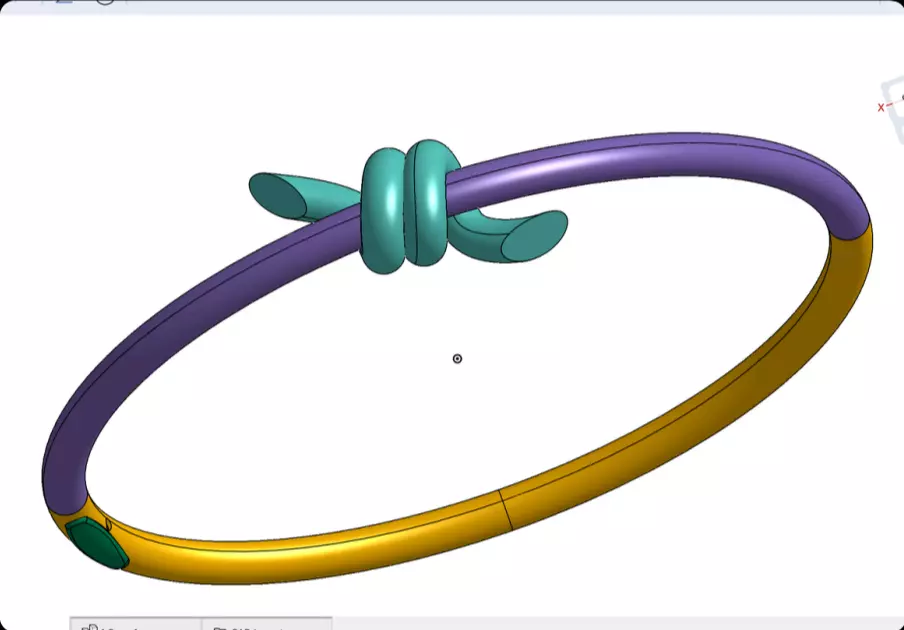 Tiffany Bracelet 3D print model_1