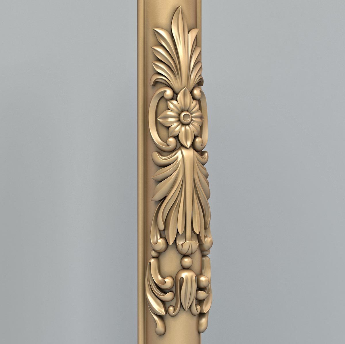 Furniture leg 010 3D model_1