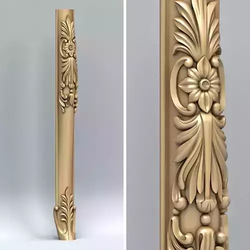 Furniture leg 010 3D model