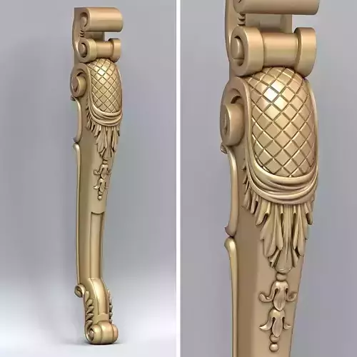 Furniture leg 011 3D model