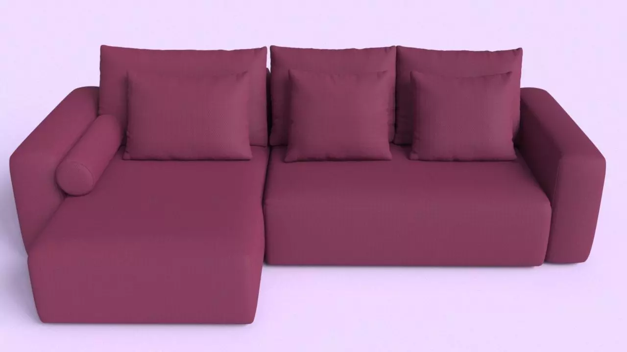 Sofa Set 3D model_1