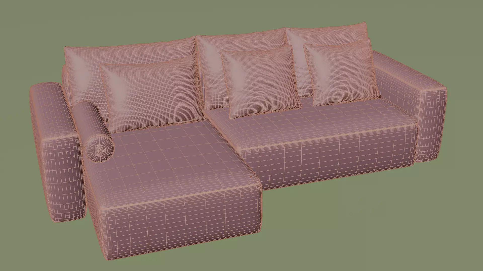 Sofa Set 3D model_15