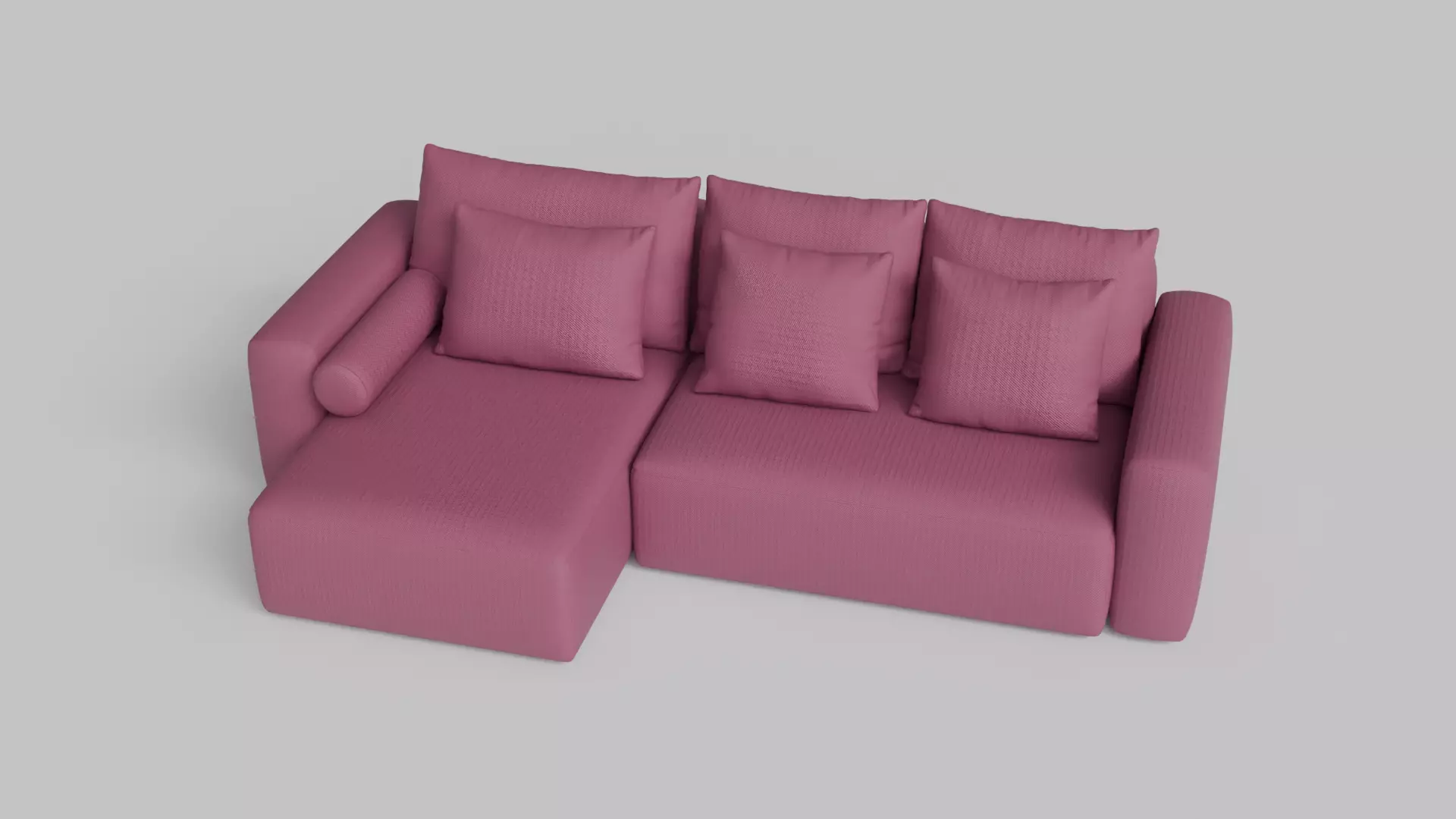 Sofa Set 3D model_12