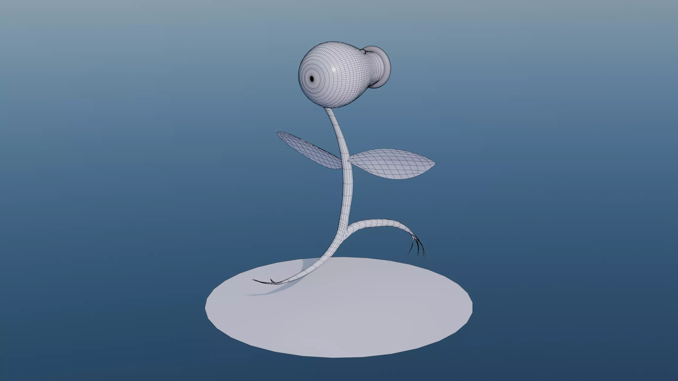 Pokemon Bellsprout and Shiny Version 3D model_6