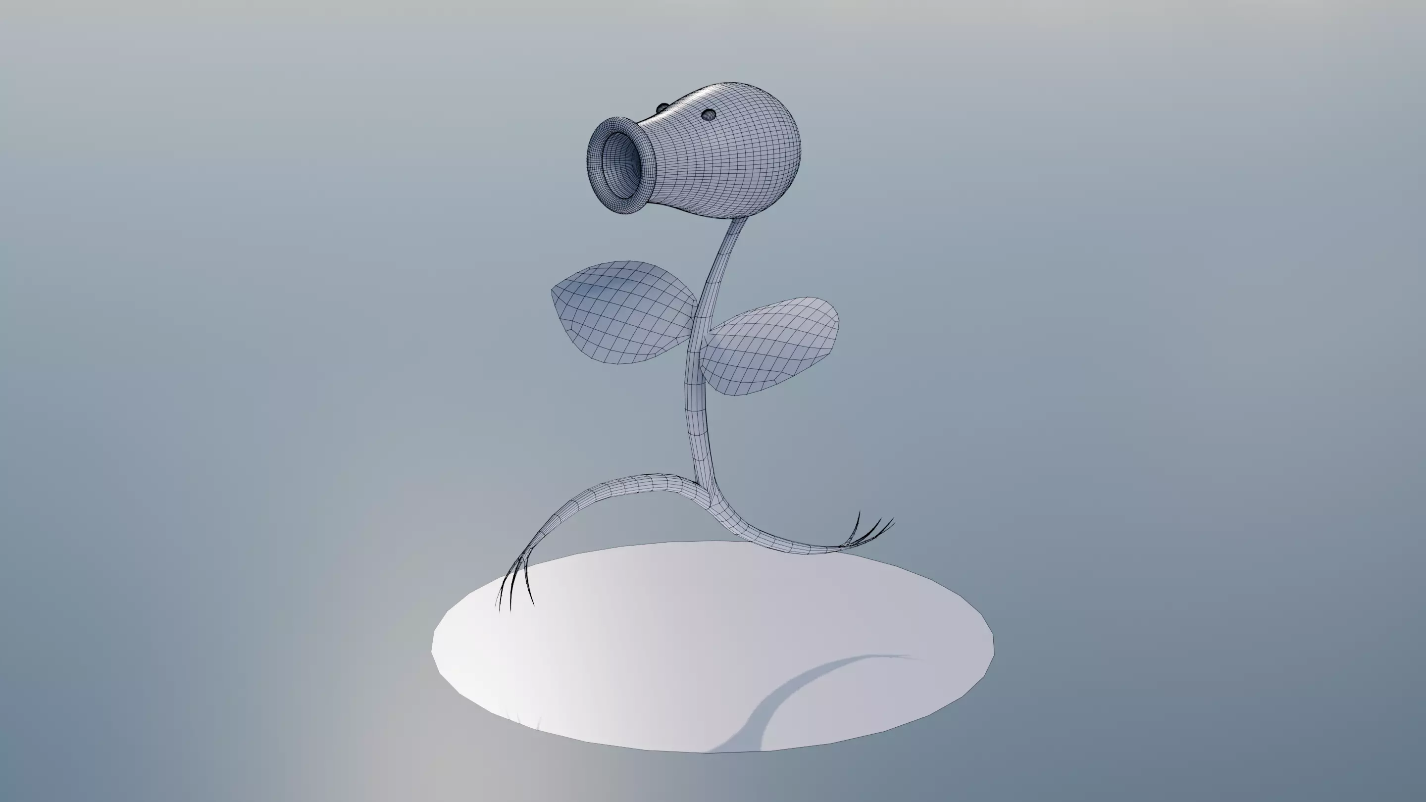 Pokemon Bellsprout and Shiny Version 3D model_3