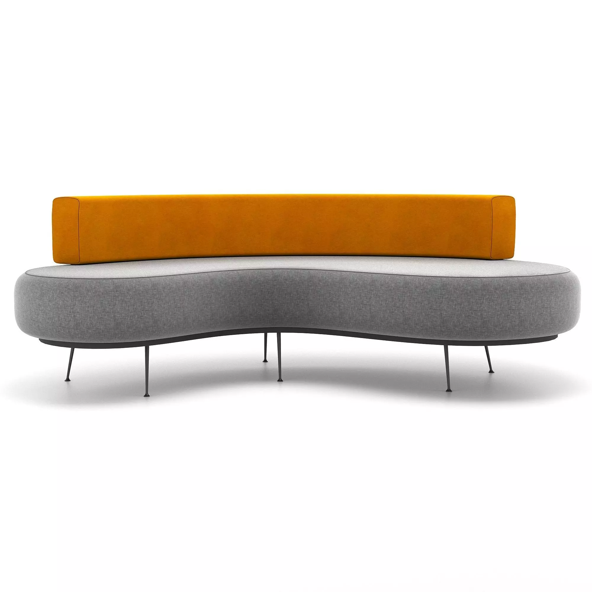 Couch Sofa Bed For Office 3D model