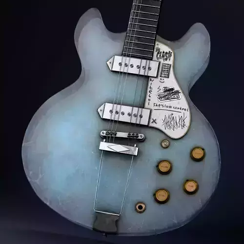 Acrylic guitar 
