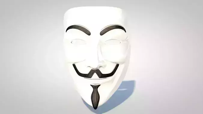 Guy Fawkes Mask 3D model