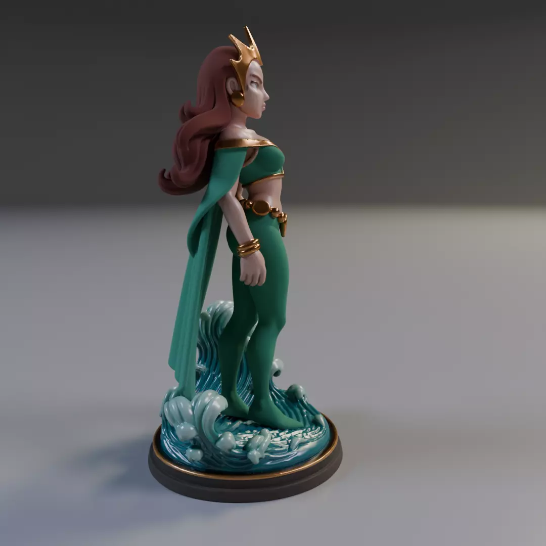 Mera Justice League 3D print model_1