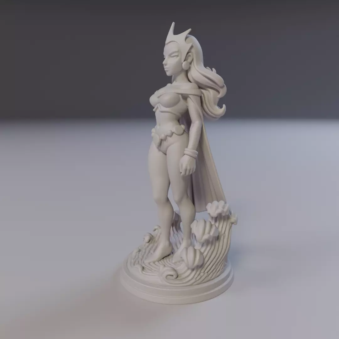 Mera Justice League 3D print model_10