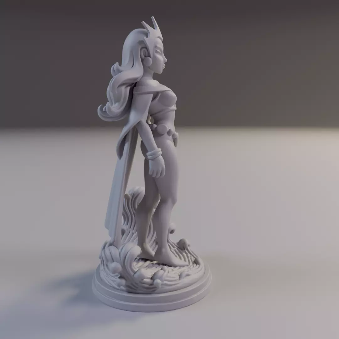 Mera Justice League 3D print model_2