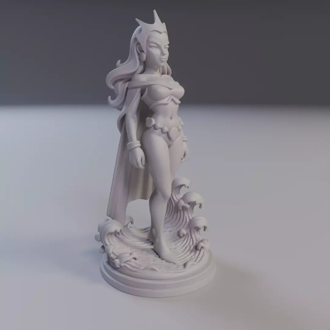 Mera Justice League 3D print model_12