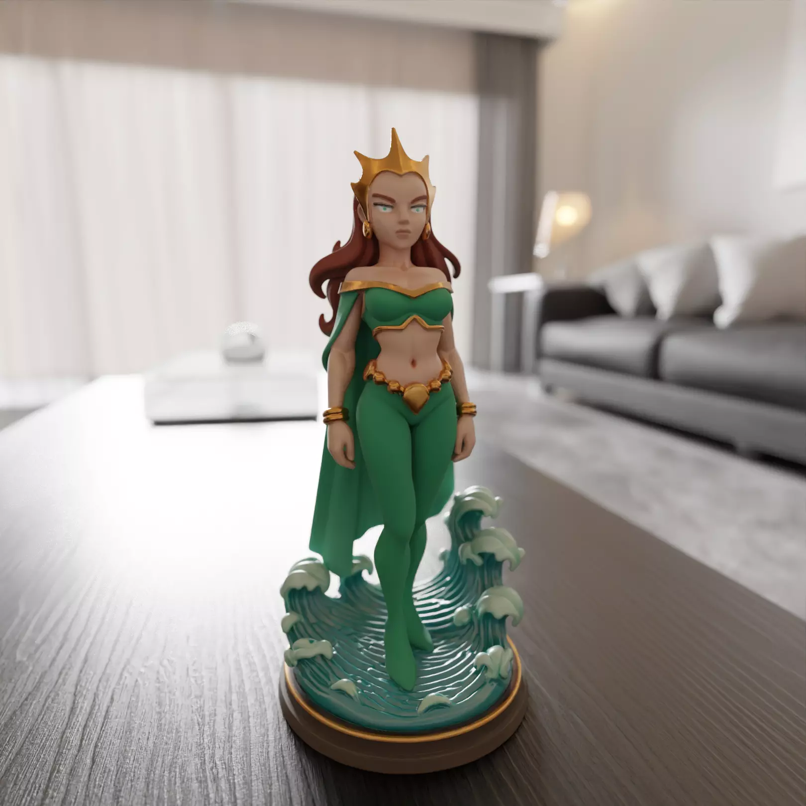 Mera Justice League 3D print model_0