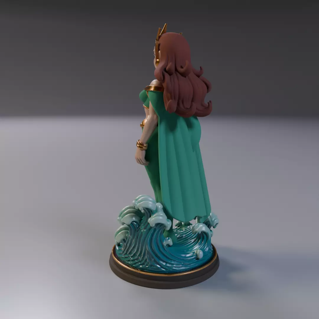 Mera Justice League 3D print model_7