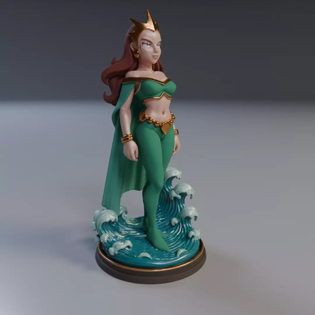 Mera Justice League 3D print model_11