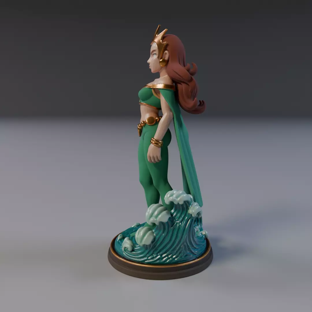 Mera Justice League 3D print model_3