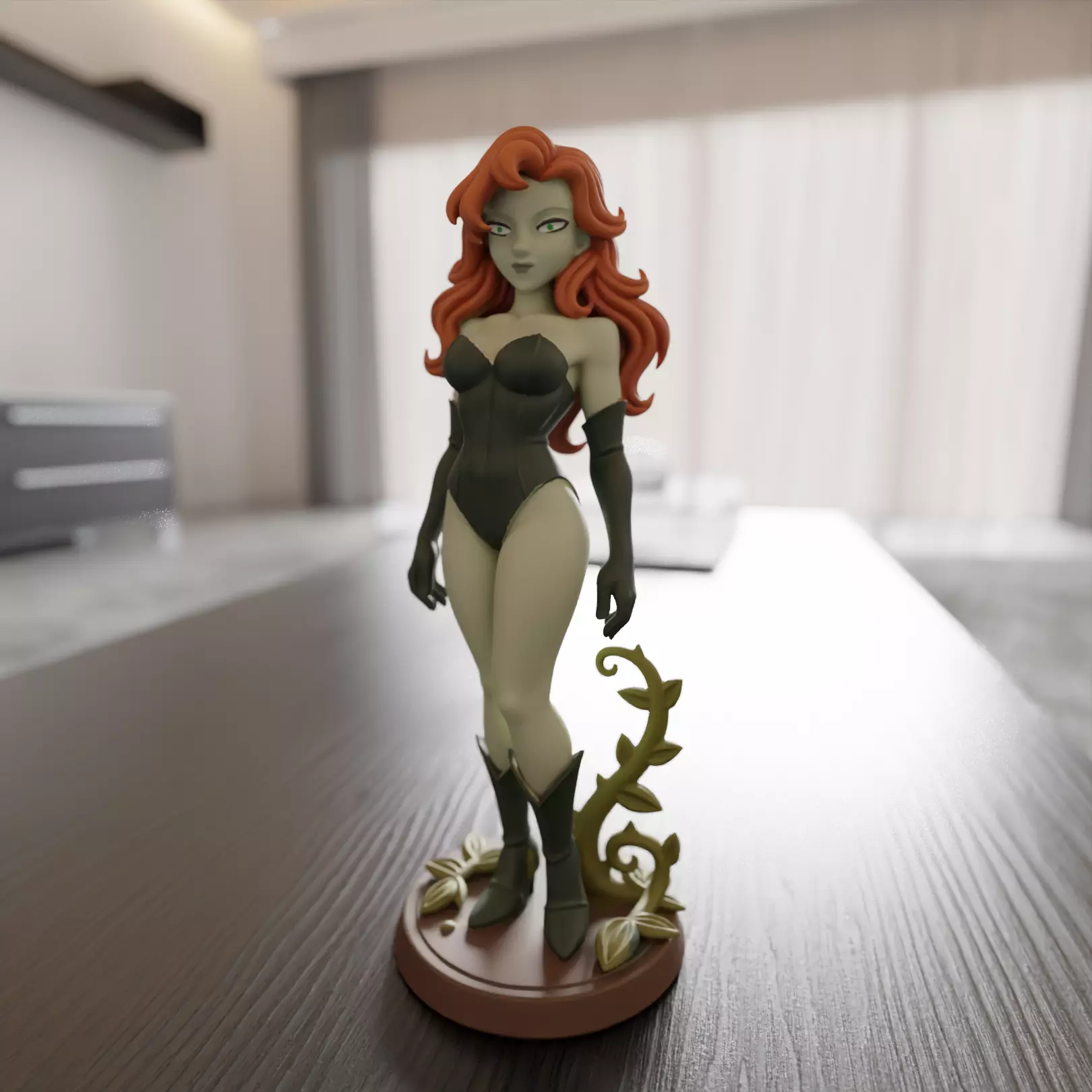 Poison Ivy Justice League 3D print model_0