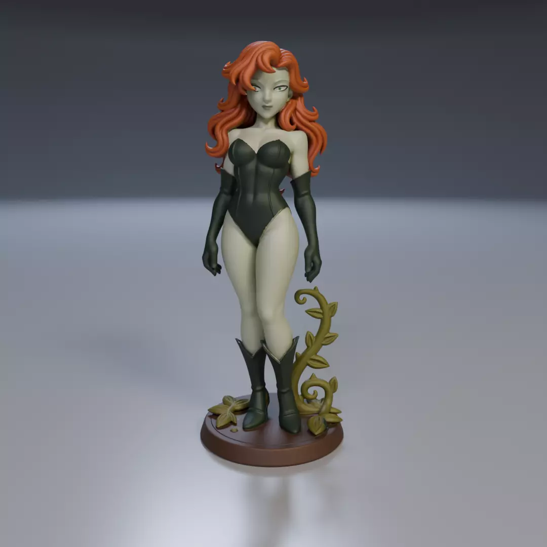Poison Ivy Justice League 3D print model_15