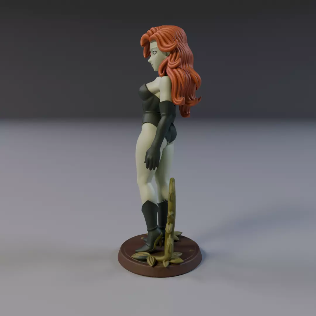 Poison Ivy Justice League 3D print model_3
