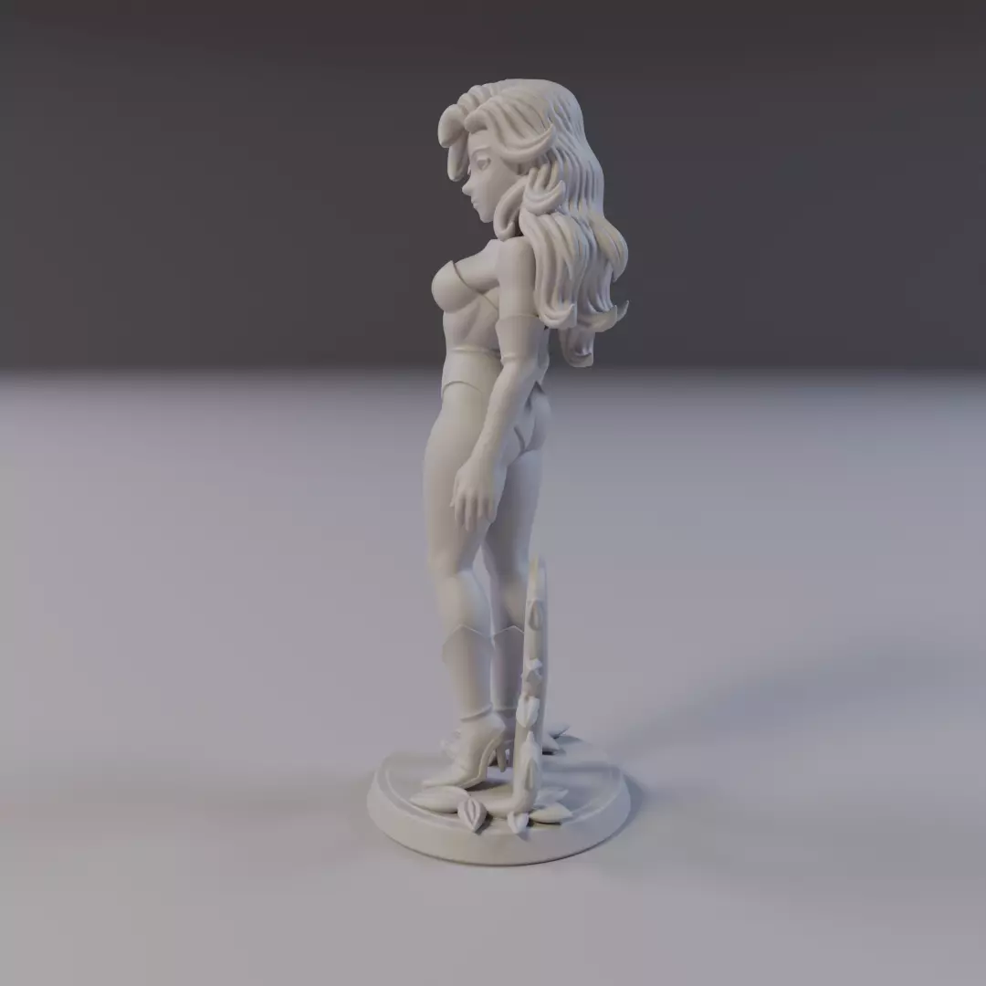 Poison Ivy Justice League 3D print model_4