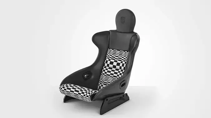 Lollipop Porsche Seat 3D model