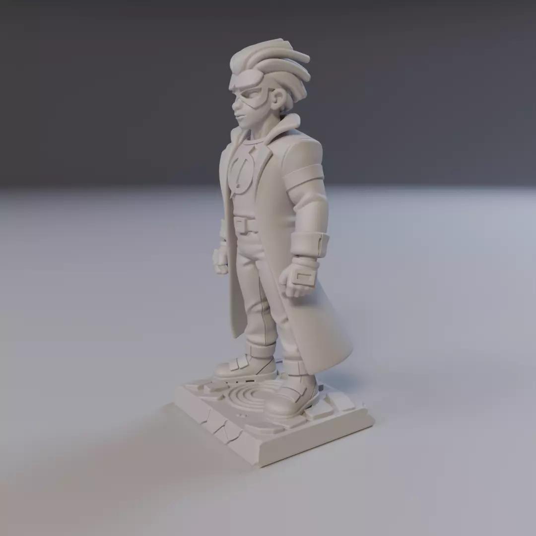 Static Shock Justice League 3D print model_10