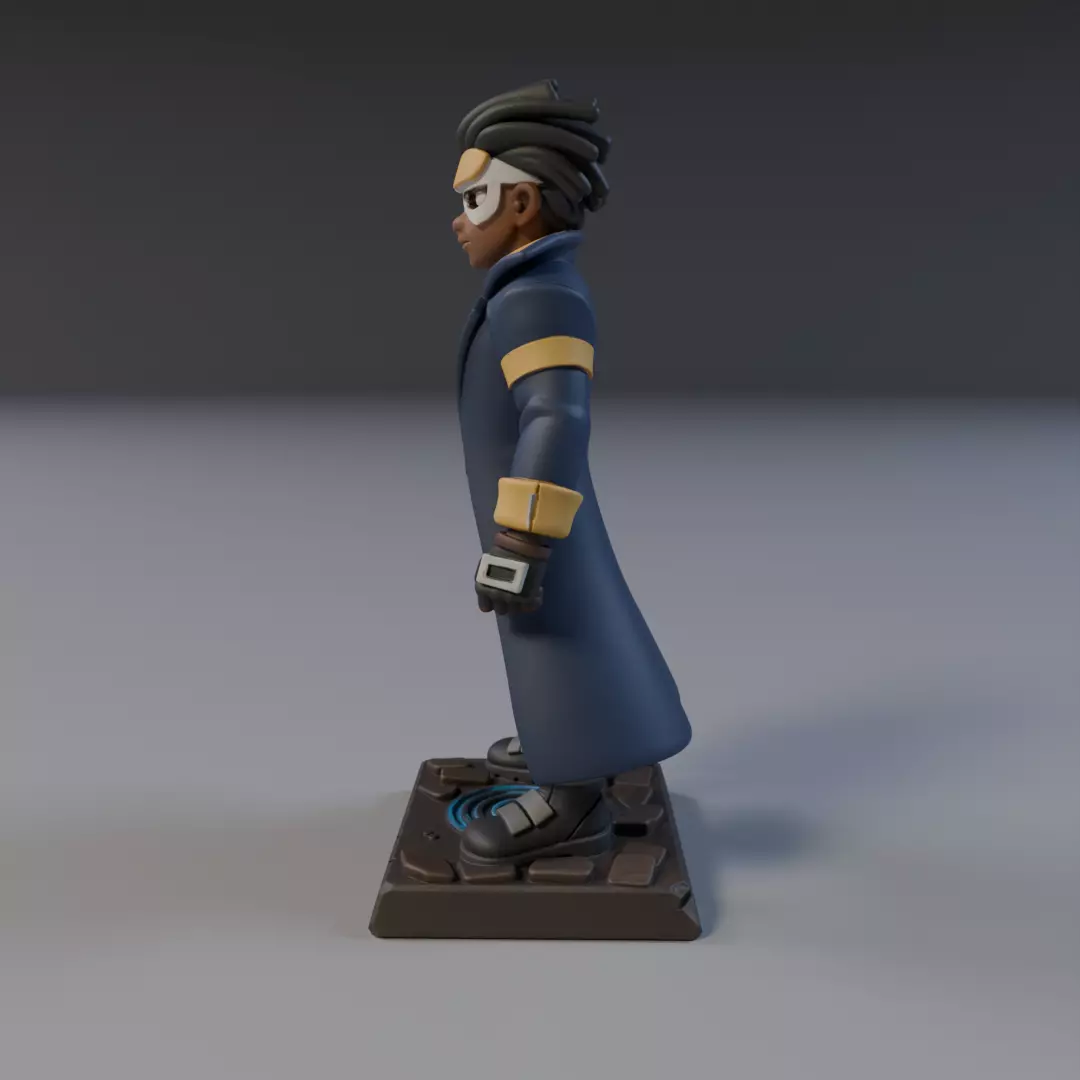 Static Shock Justice League 3D print model_3