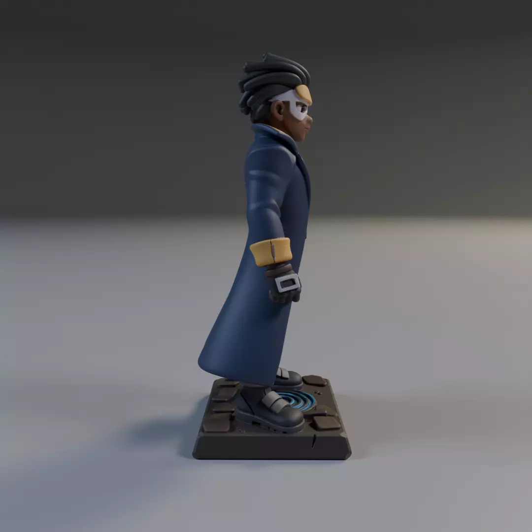Static Shock Justice League 3D print model_1