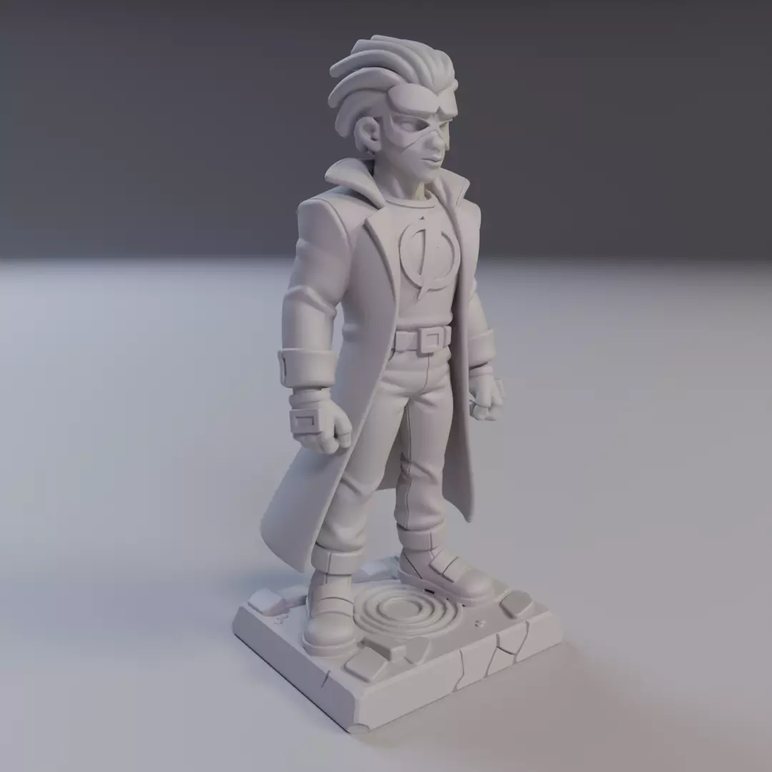 Static Shock Justice League 3D print model_12