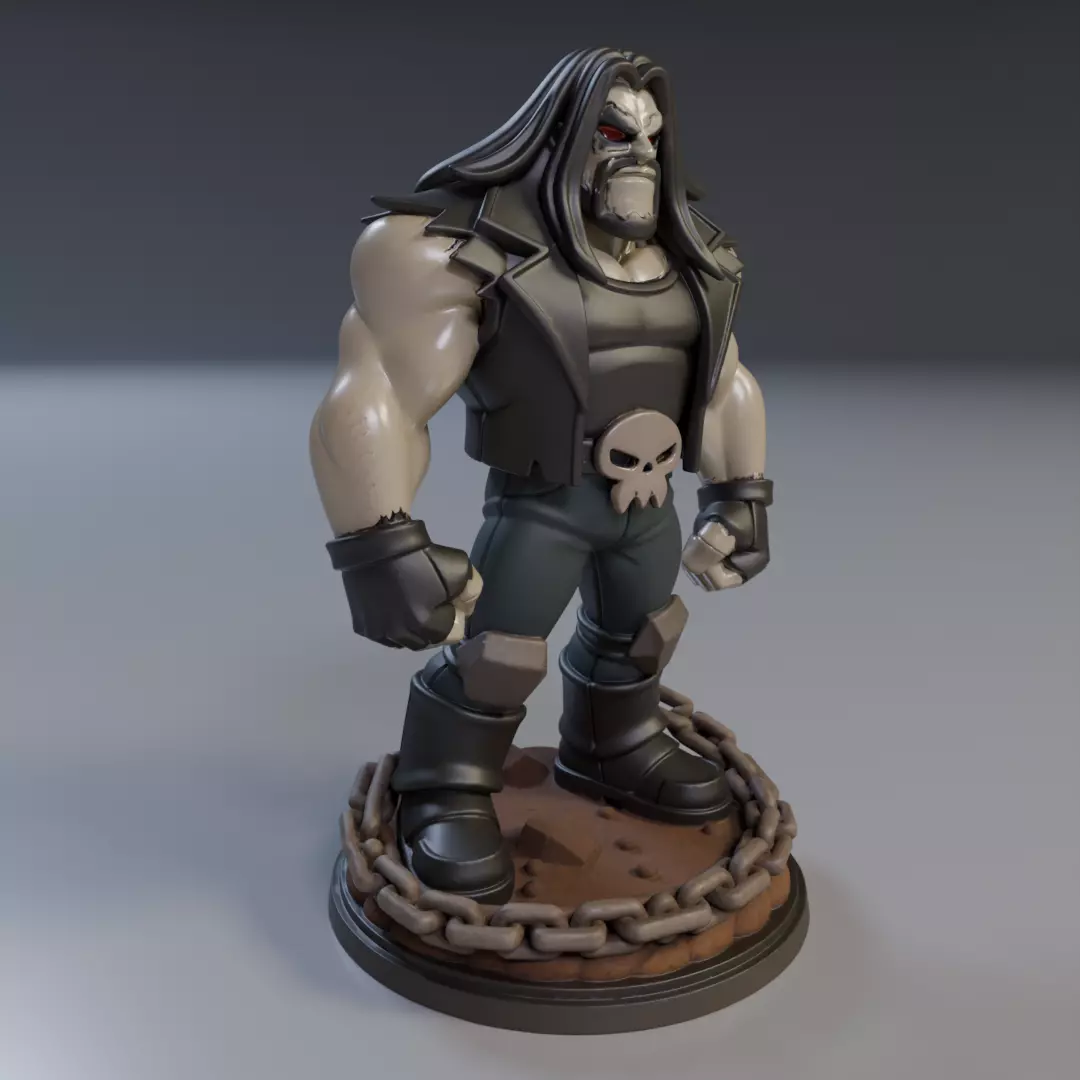 Wolf The Main Man Justice League 3D print model_11