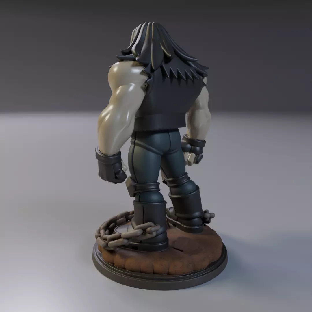 Wolf The Main Man Justice League 3D print model_7